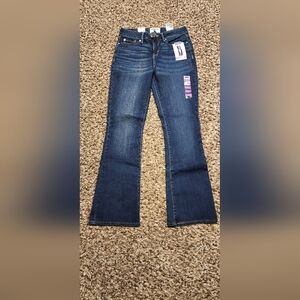 Denizen from Levi's Blue Flare Jeans with Subtle Fading